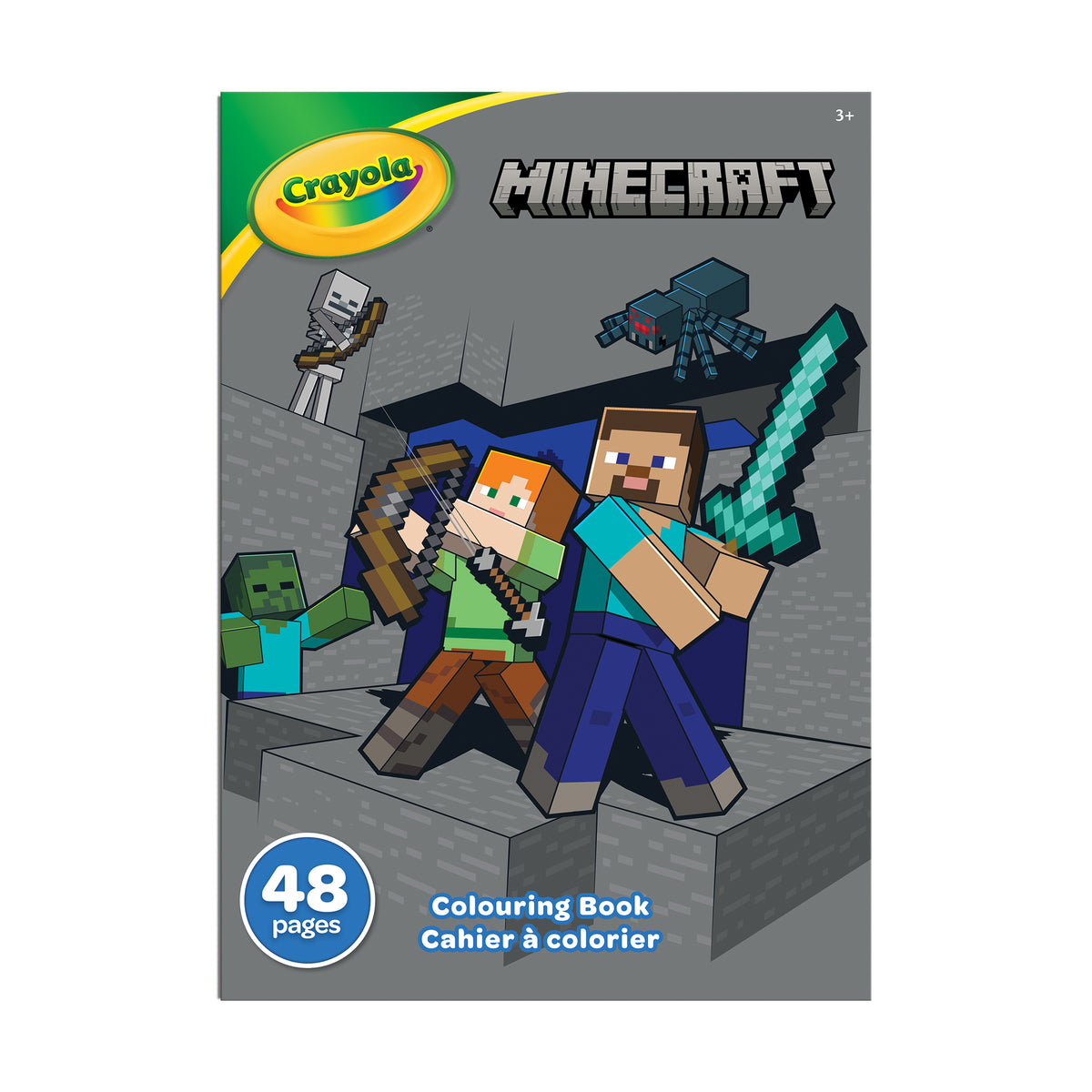 Crayola 48 Page Colouring Book, Minecraft – Crayola Canada