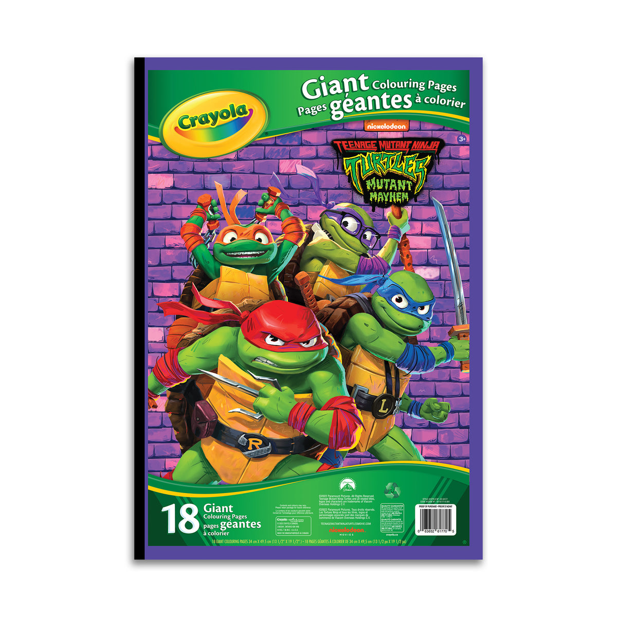 Crayola Giant Colouring Pages Teenage Mutant Ninja Turtles Crayola Crayola Giant Colouring Pages Teenage Mutant Ninja Turtles Crayola