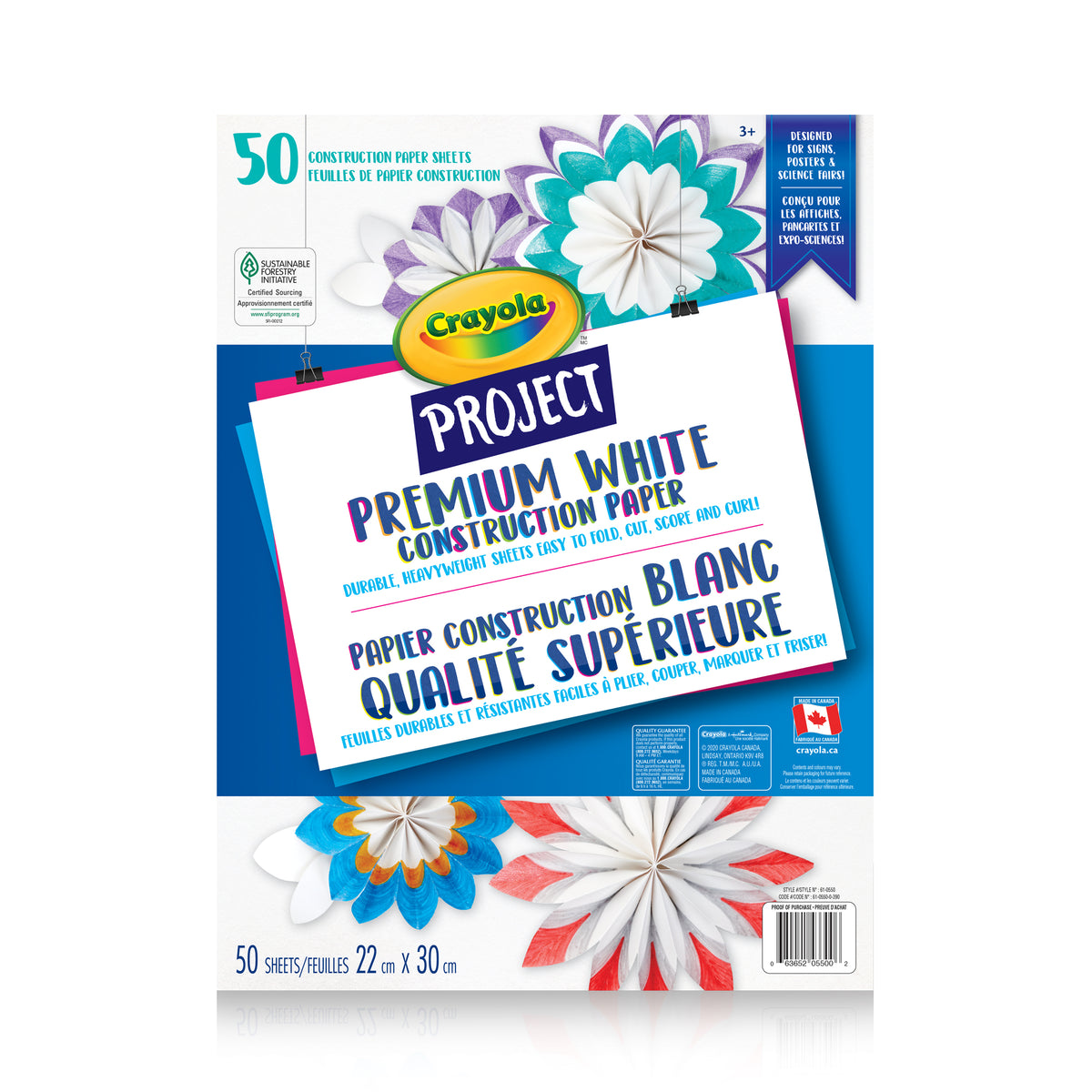 Crayola Project Premium Black Construction Paper, 50 Sheets – Crayola Canada