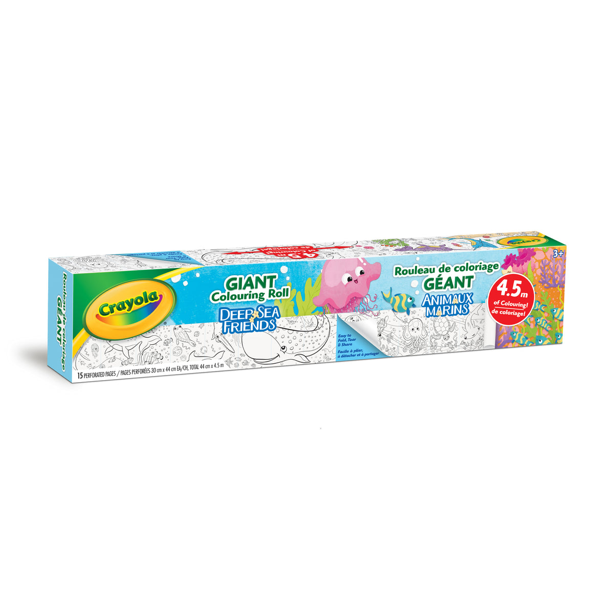 Crayola Deep Sea Friends Giant Coloring Roll (cyo-042721)