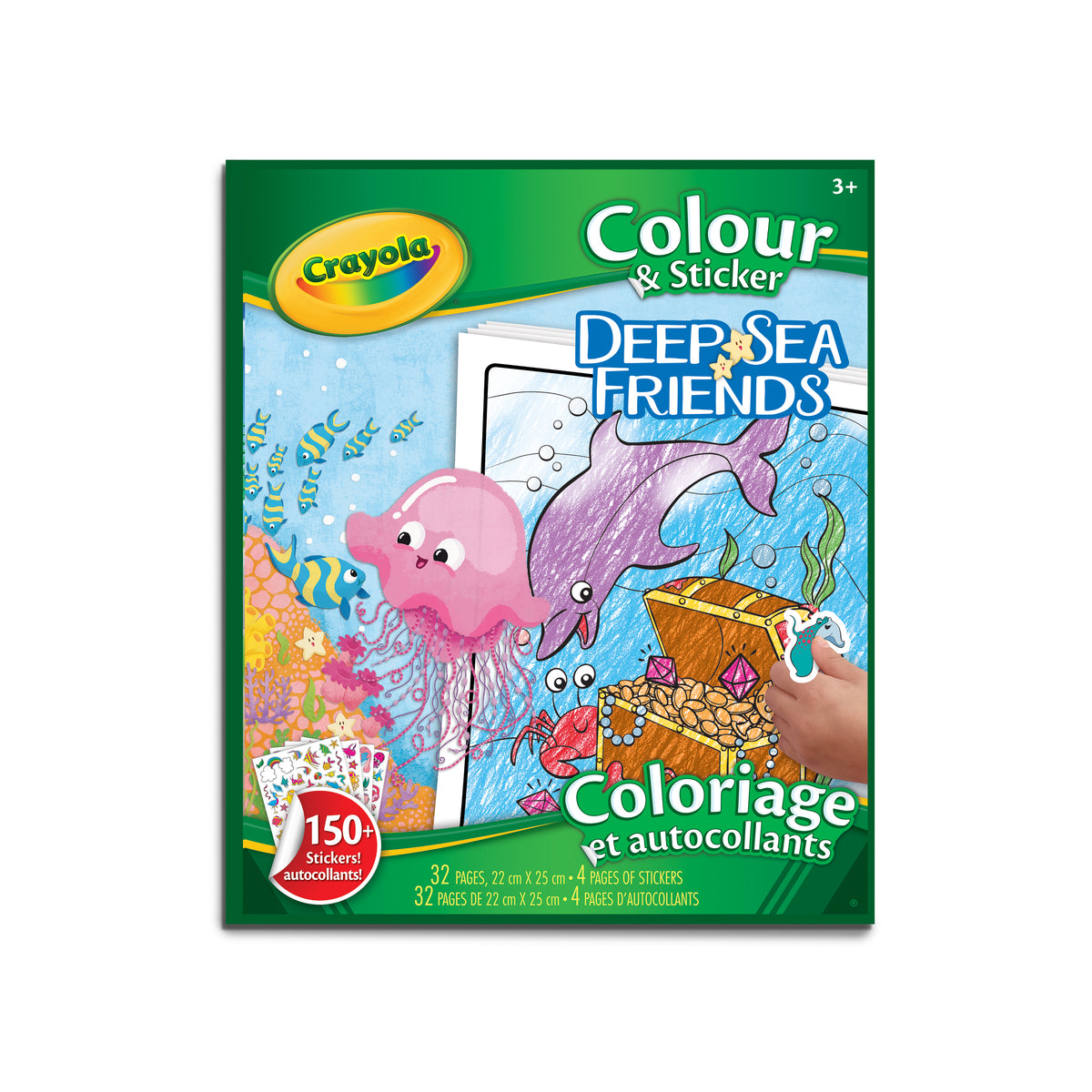 Crayola Colour & Sticker, Deep Sea Friends Crayola Canada