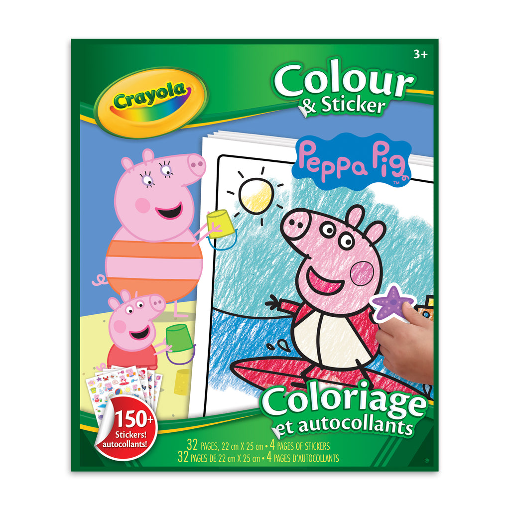 Crayola Colour & Sticker, Peppa Pig