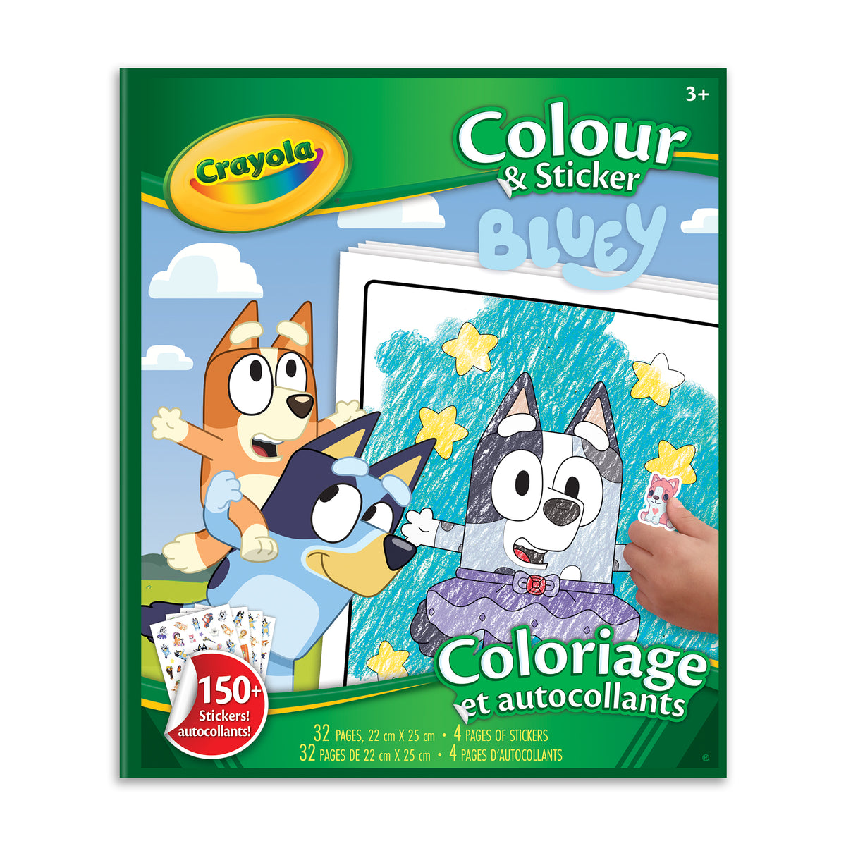 Crayola Colour & Sticker, Bluey – Crayola Canada