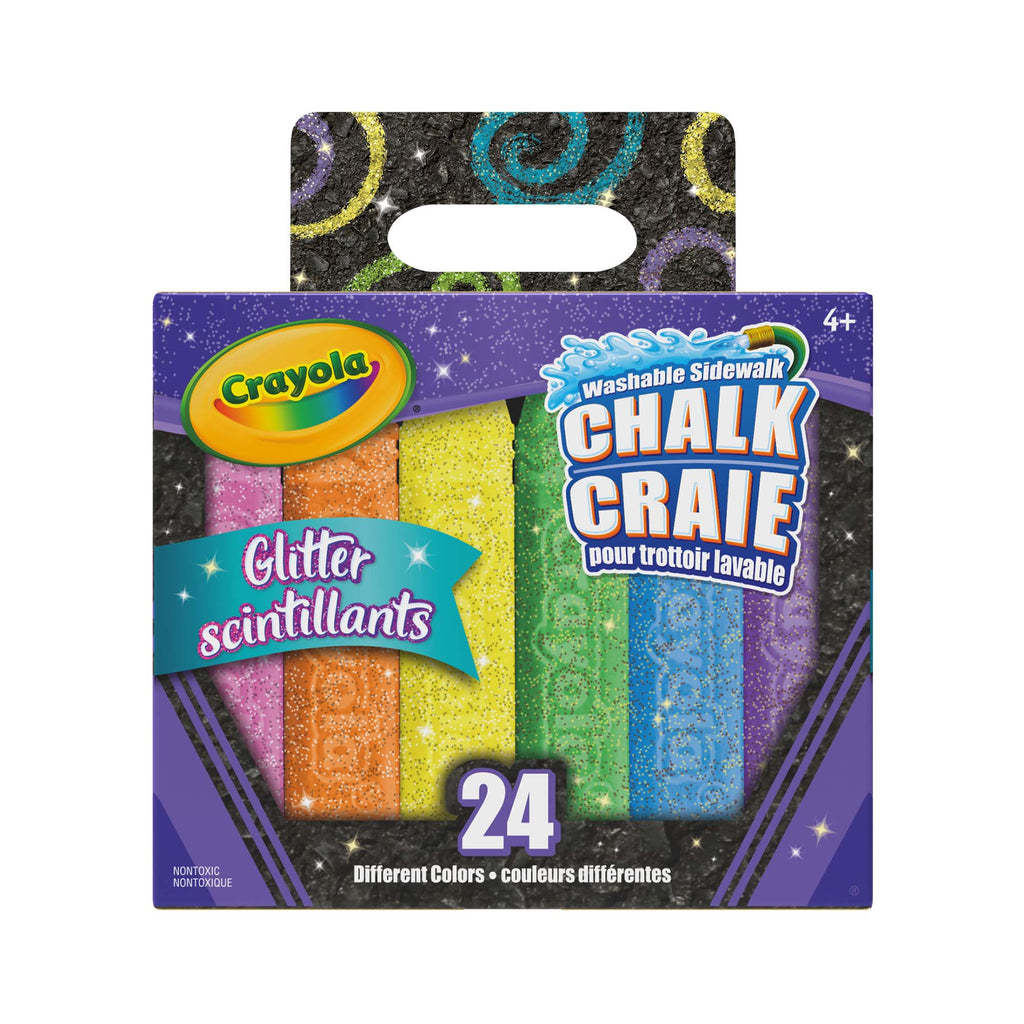 Crayola Glitter Chalk, 24 Count