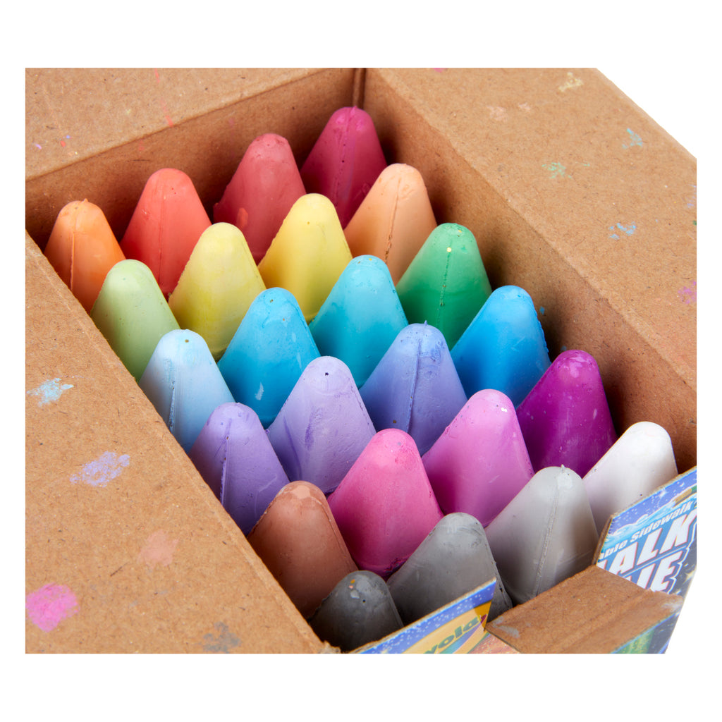 Crayola Glitter Chalk, 24 Count