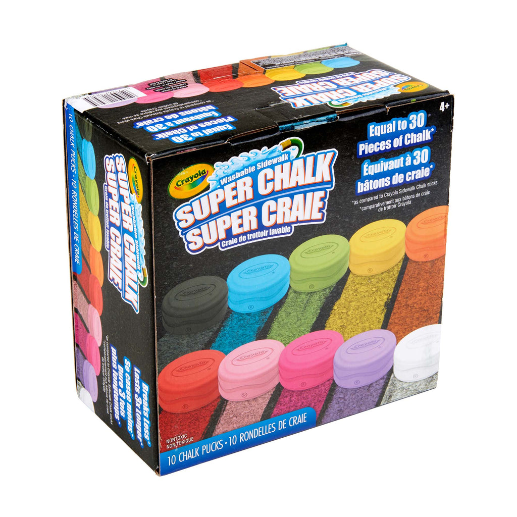 Crayola Super Chalk, 10 Count