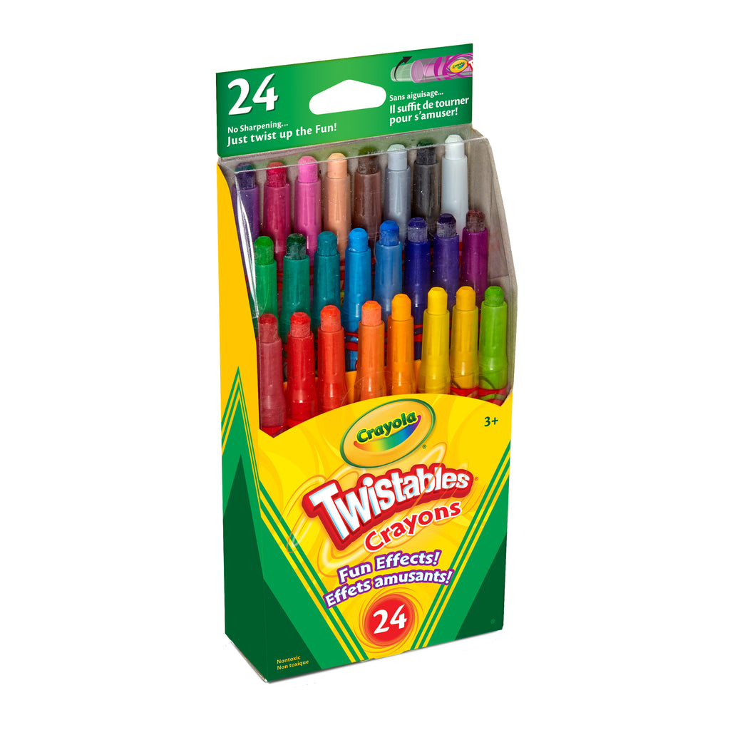 Crayola Twistables Fun Effects Crayons, 24 Count