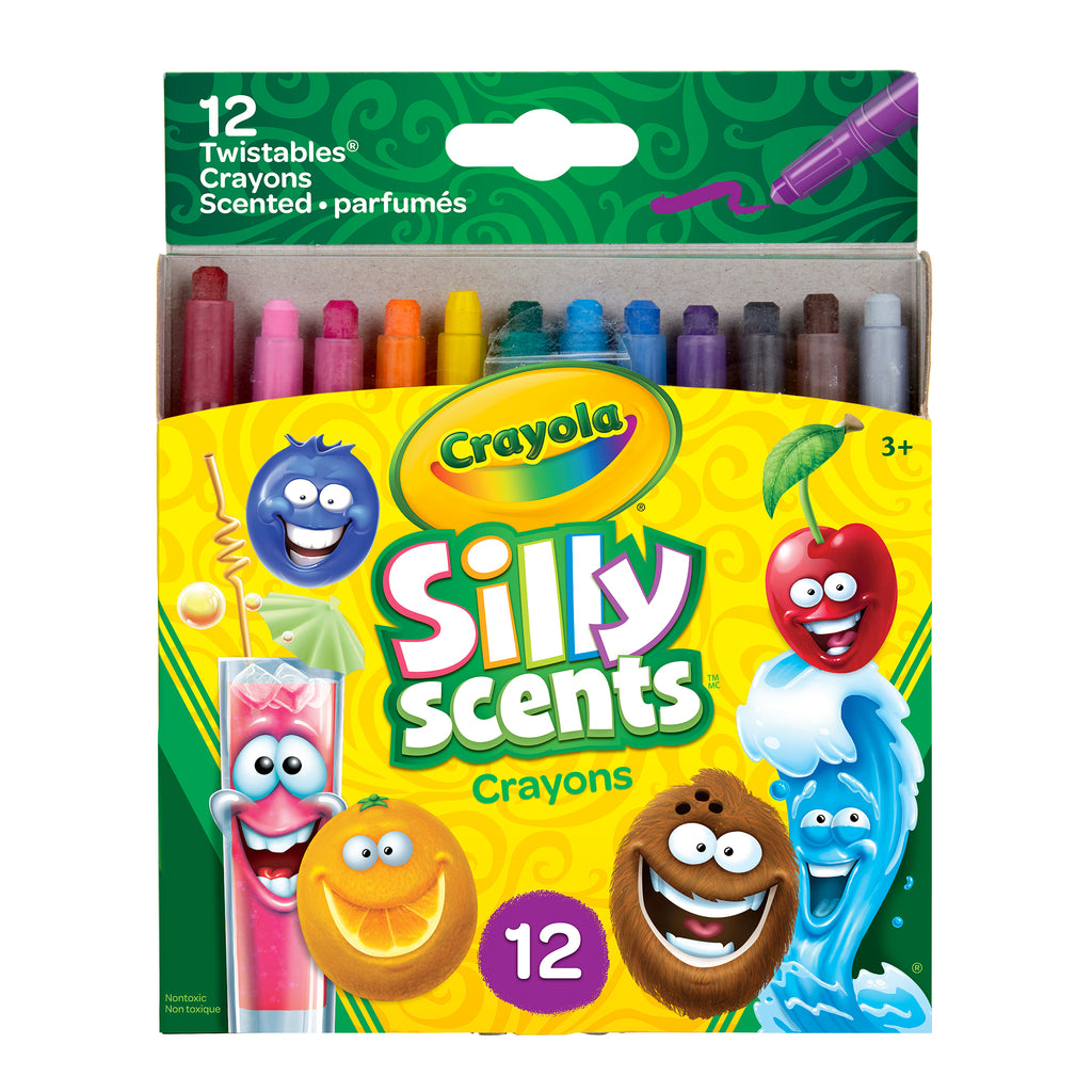 Crayola Silly Scents Mini Twistables Crayons, 12 Count