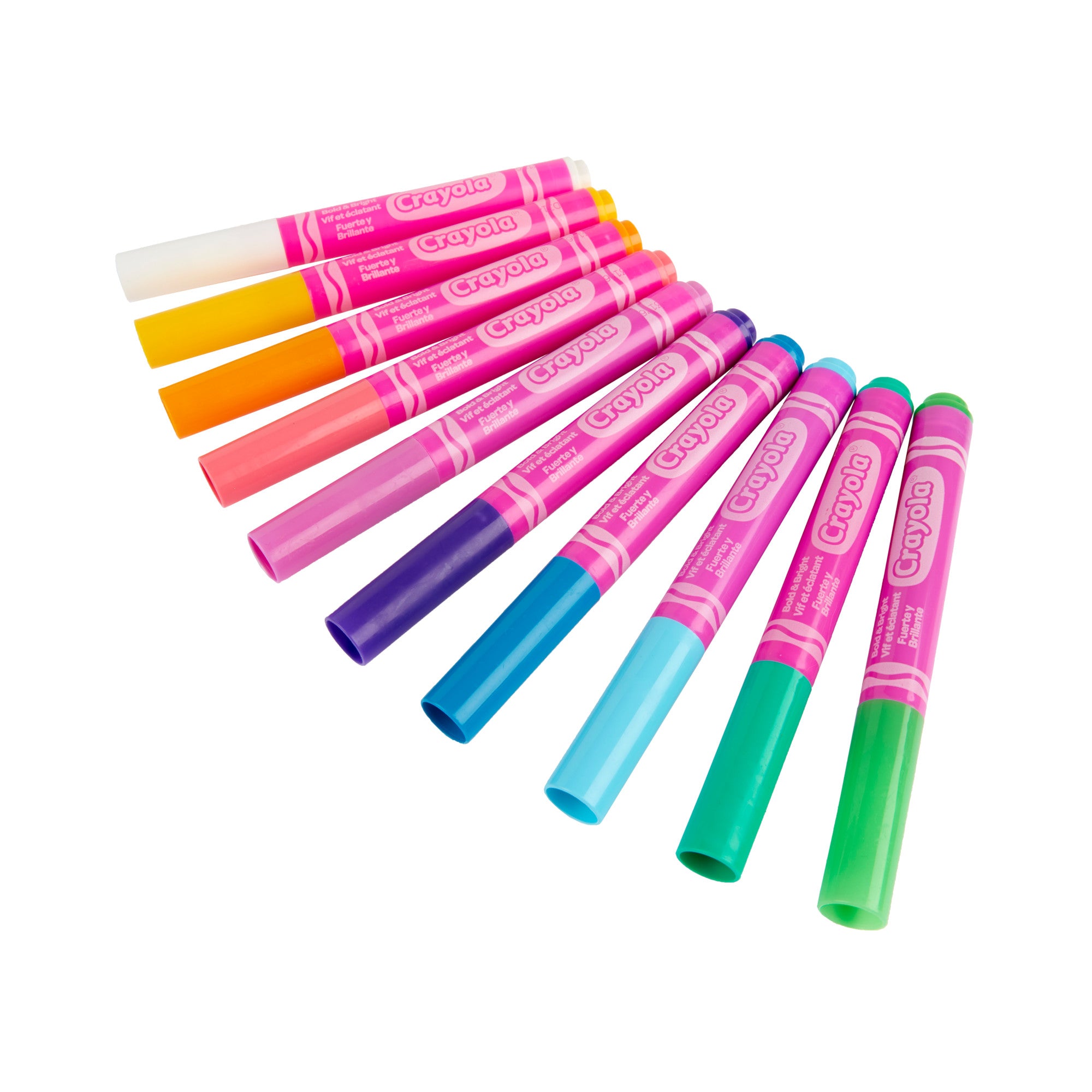Crayola Washable Markers 10 Crayola Bold Bright Broad Line Markers