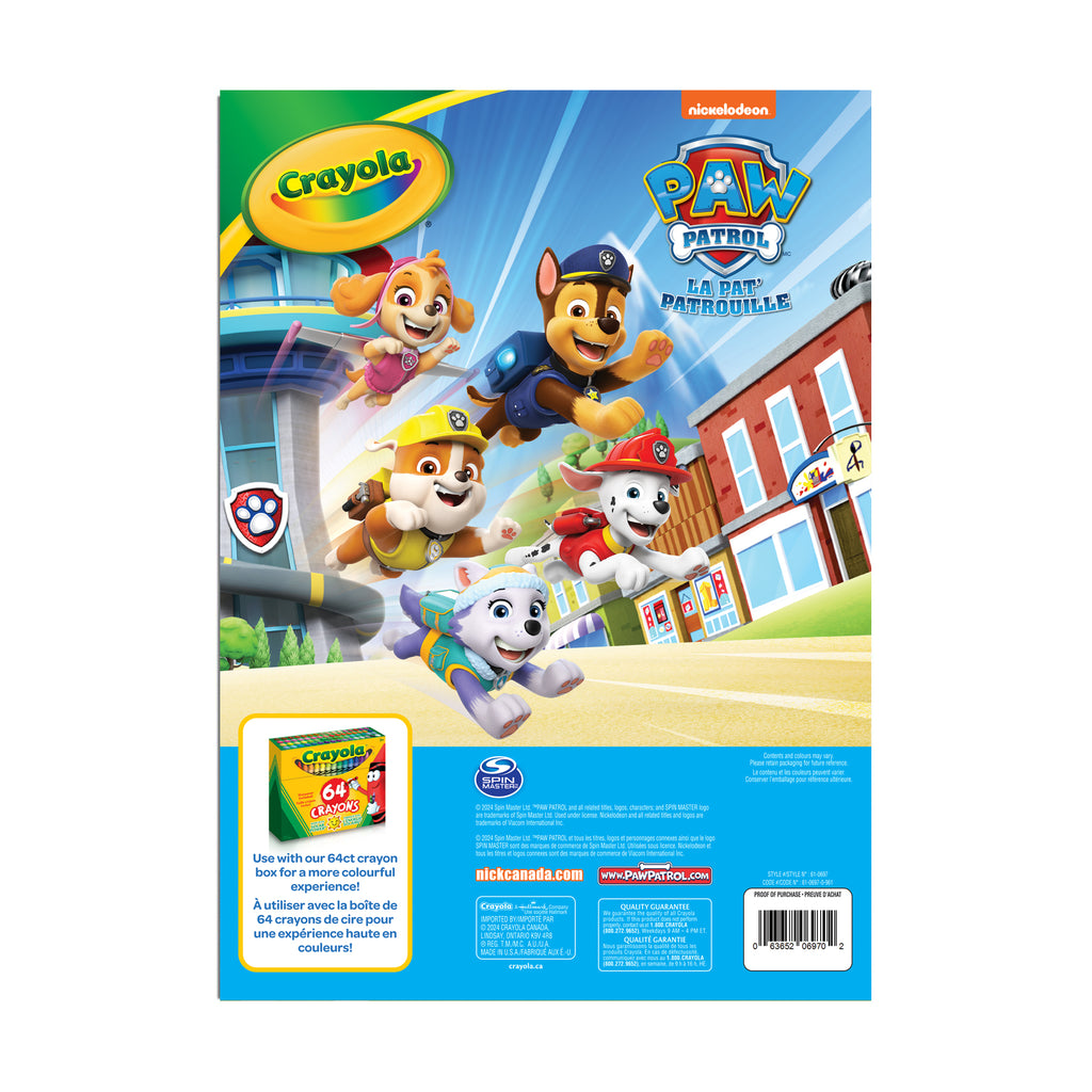 Crayola Paw Patrol Colouring Book, 48 Pages