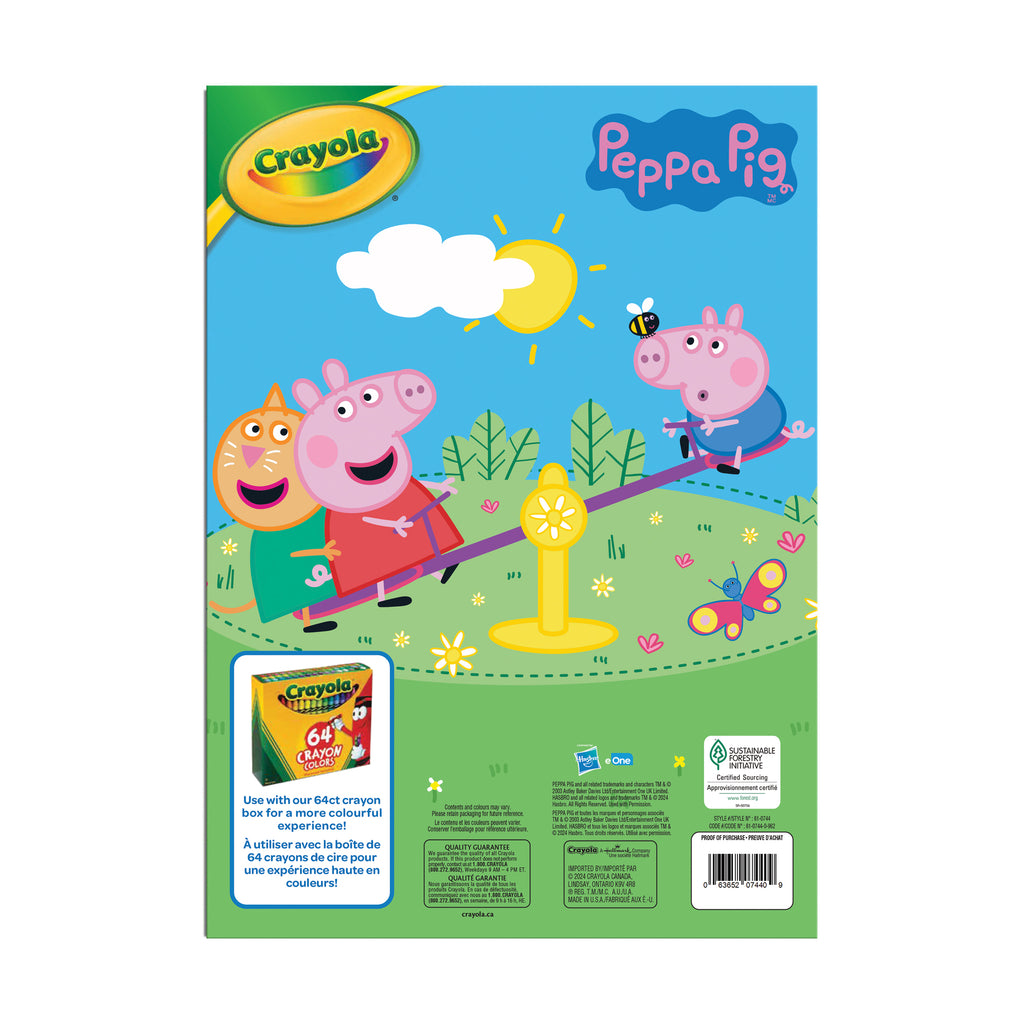 Crayola 48 Page Colouring Book, Peppa Pig