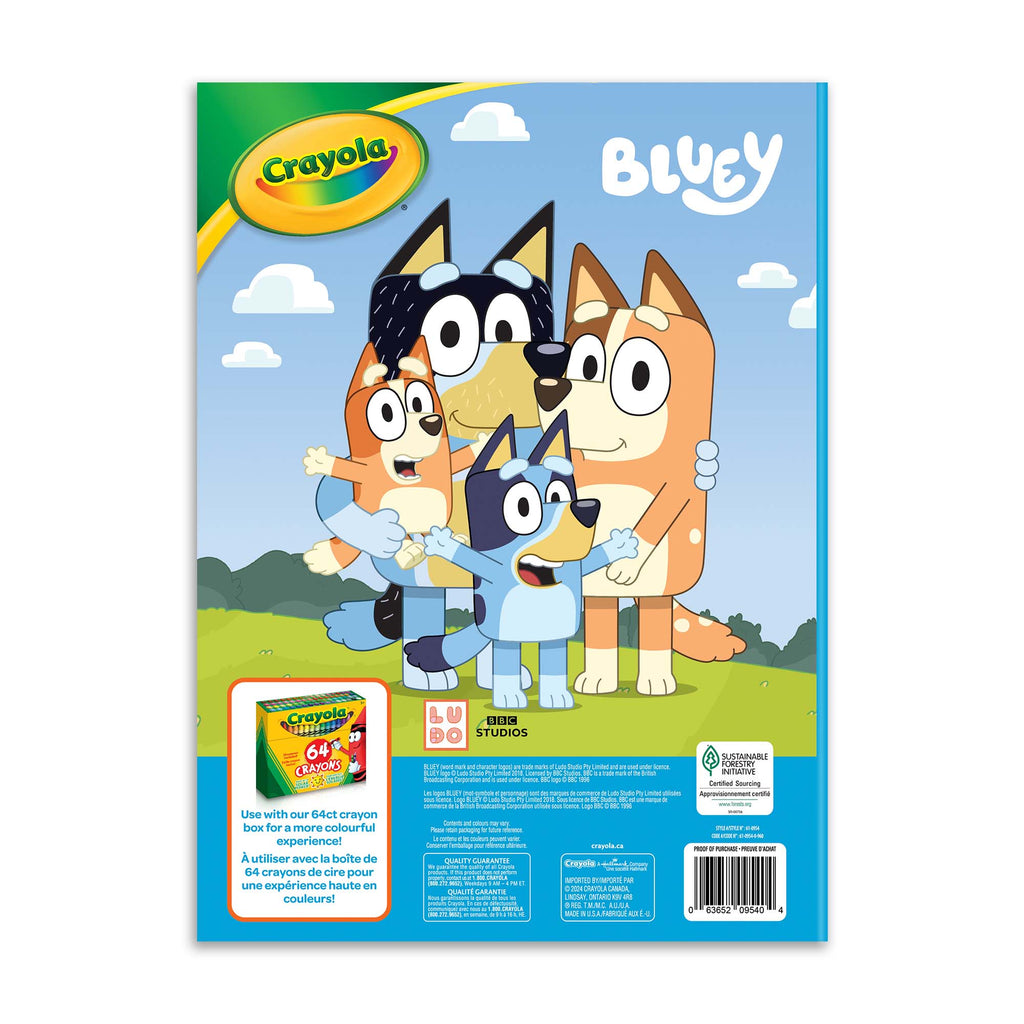 Crayola 96 Page Colouring Book, Bluey