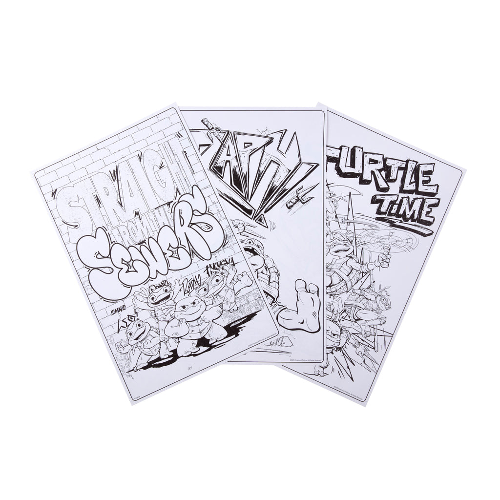 Crayola Giant Colouring Pages, Teenage Mutant Ninja Turtles