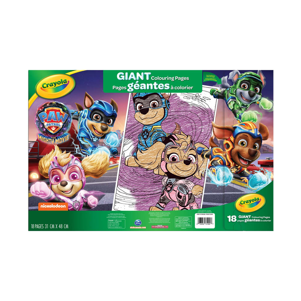 Crayola Giant Colouring Pages Foldalope, Paw Patrol