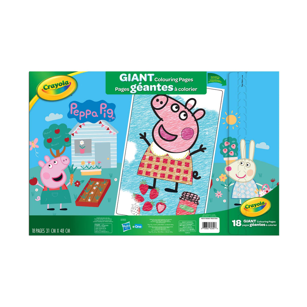 Crayola Giant Colouring Pages Foldalope, Peppa Pig