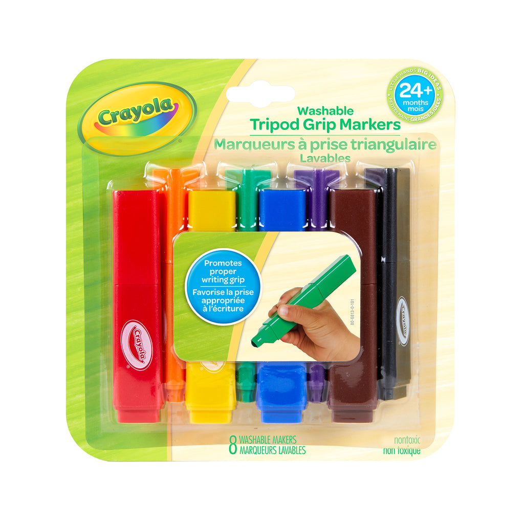 Crayola Washable Tripod Grip Markers