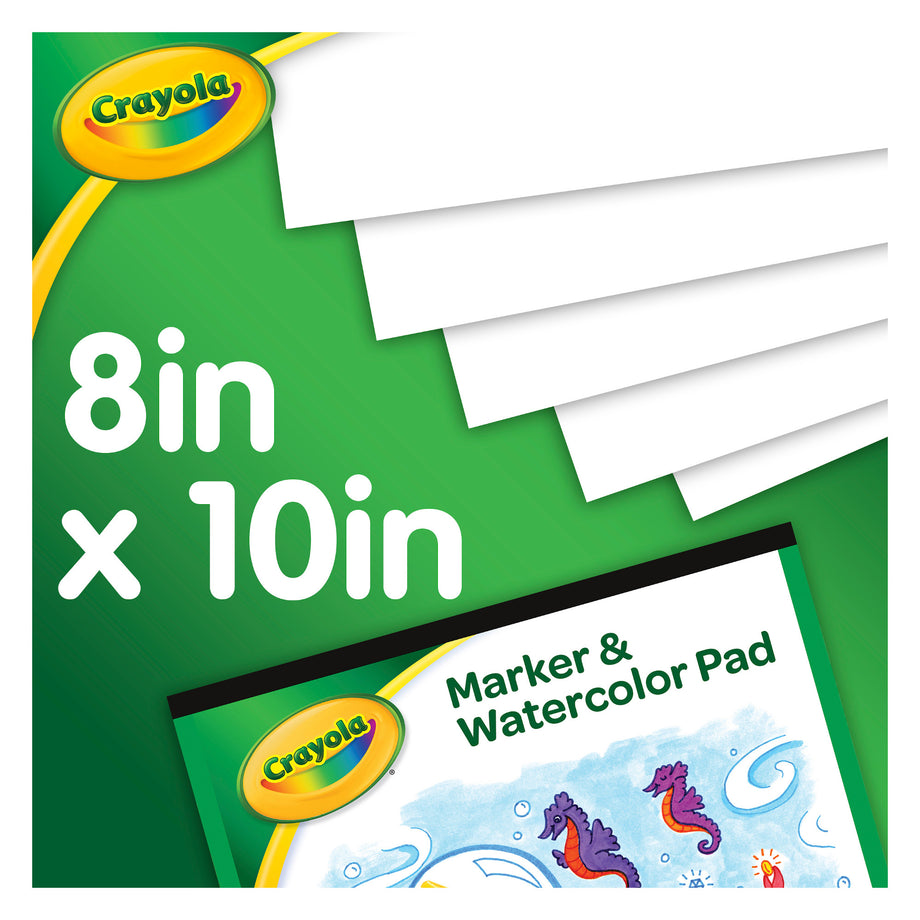 Drawing Pad Crayola Marker And Watercolor Pad Crayola Marker