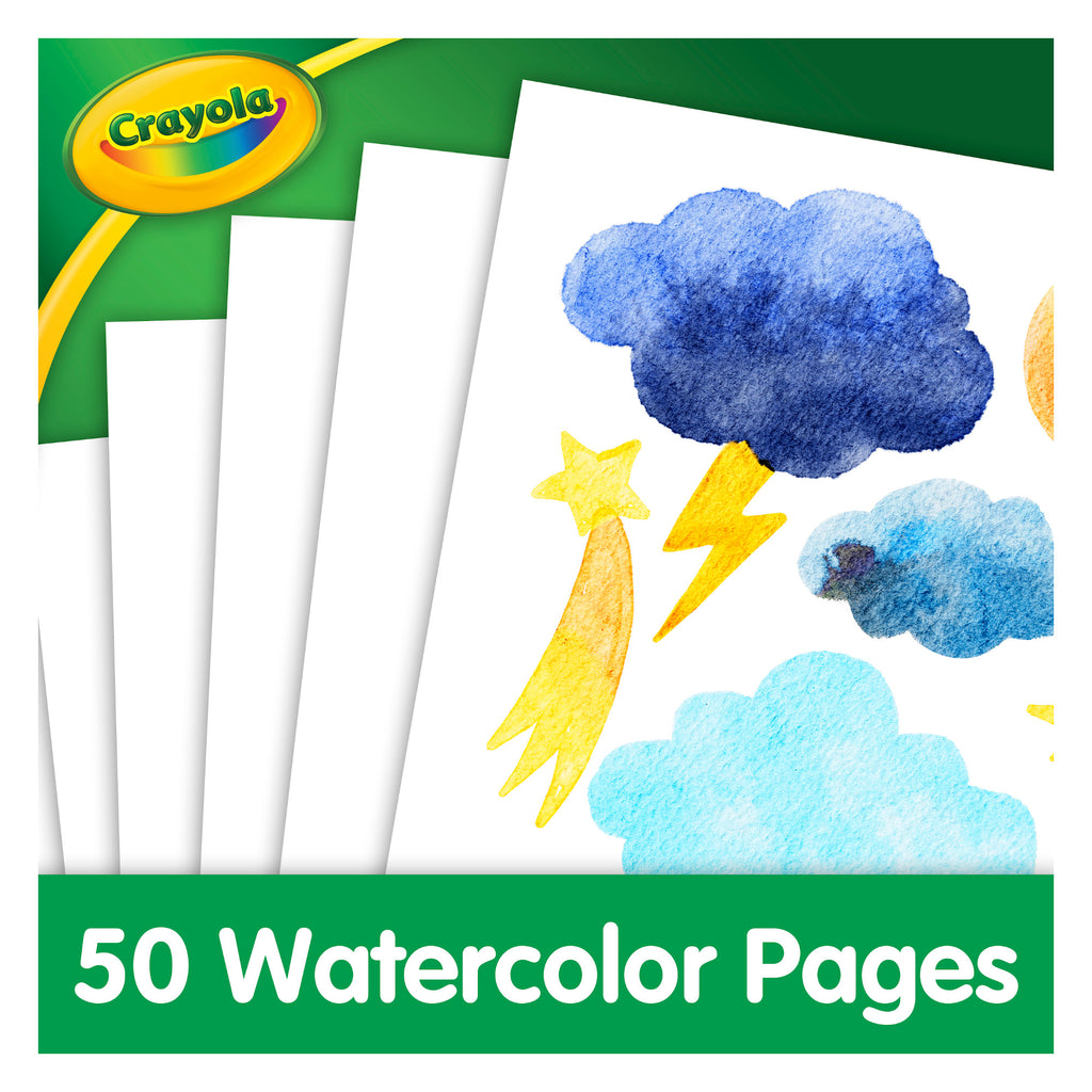Crayola Marker & Watercolour Pad, 60 Pages