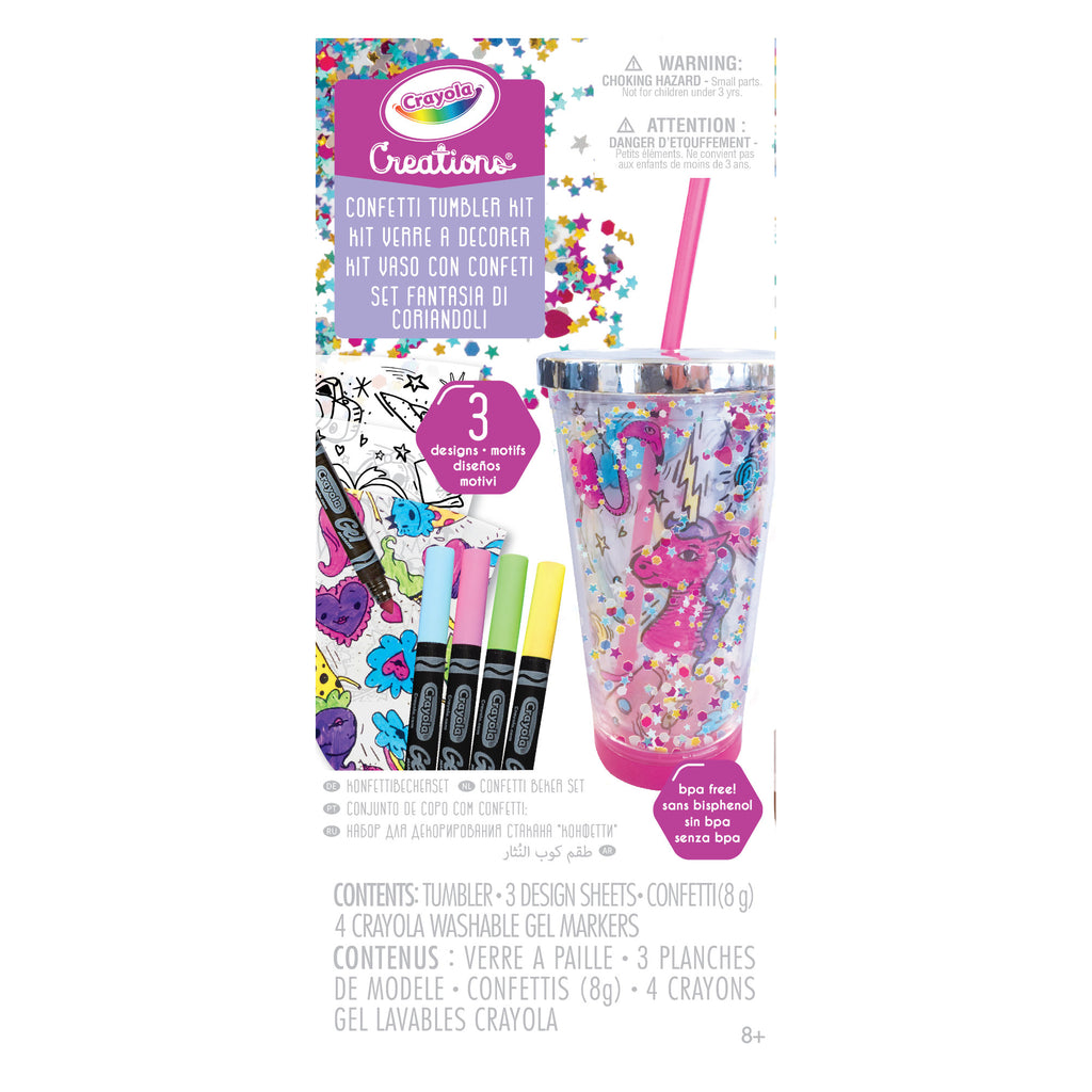 Crayola Creations Confetti Tumbler Kit