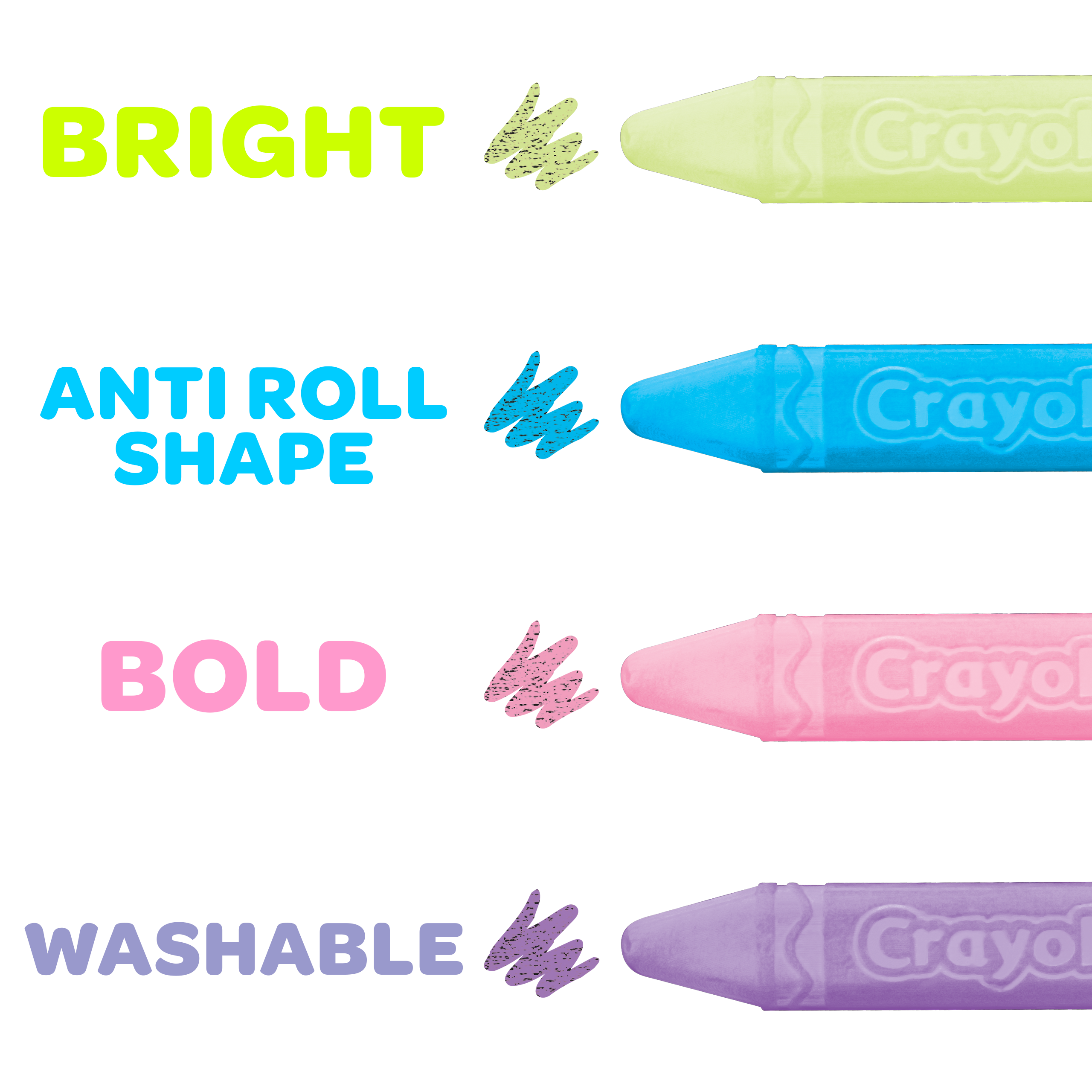 Craie Tableau Noir Chalk For Kids Crayola Ultimate Washable Chalk