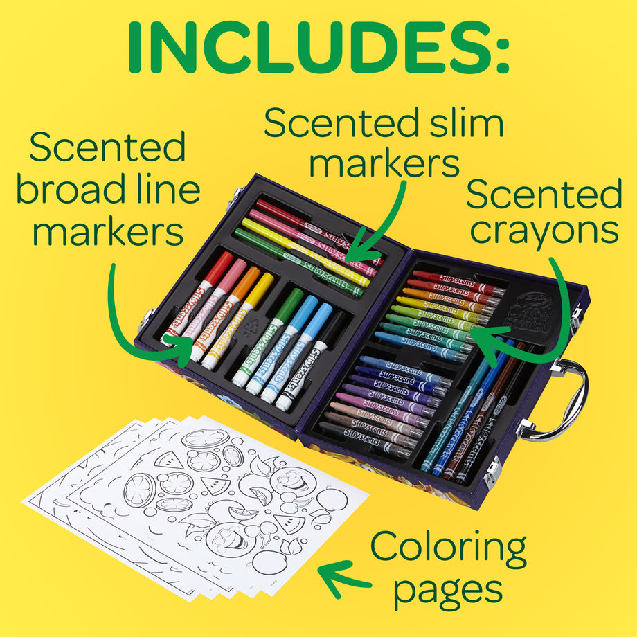 CRAYOLA Inspiration Art Case Art Tools 140 Pieces Crayons Colored Pencils  Washable Markers Paper Portable Storage - Inspiration Art Case Art Tools  140 Pieces Crayons Colored Pencils Washable Markers Paper Portable Storage .