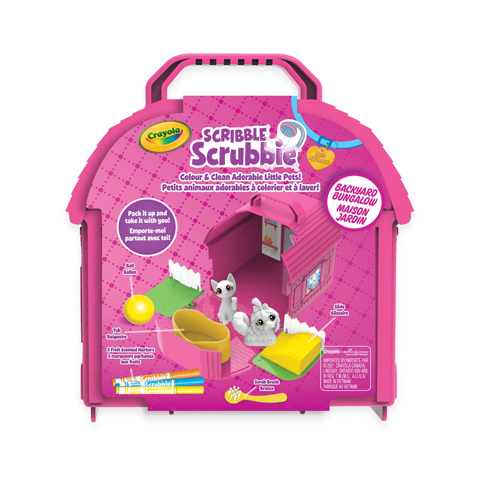 Crayola Scribble Scrubbie Pets Backyard Bungalow