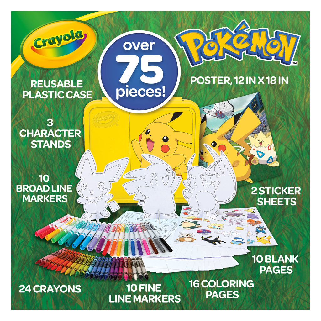 Crayola Pokemon Art Case