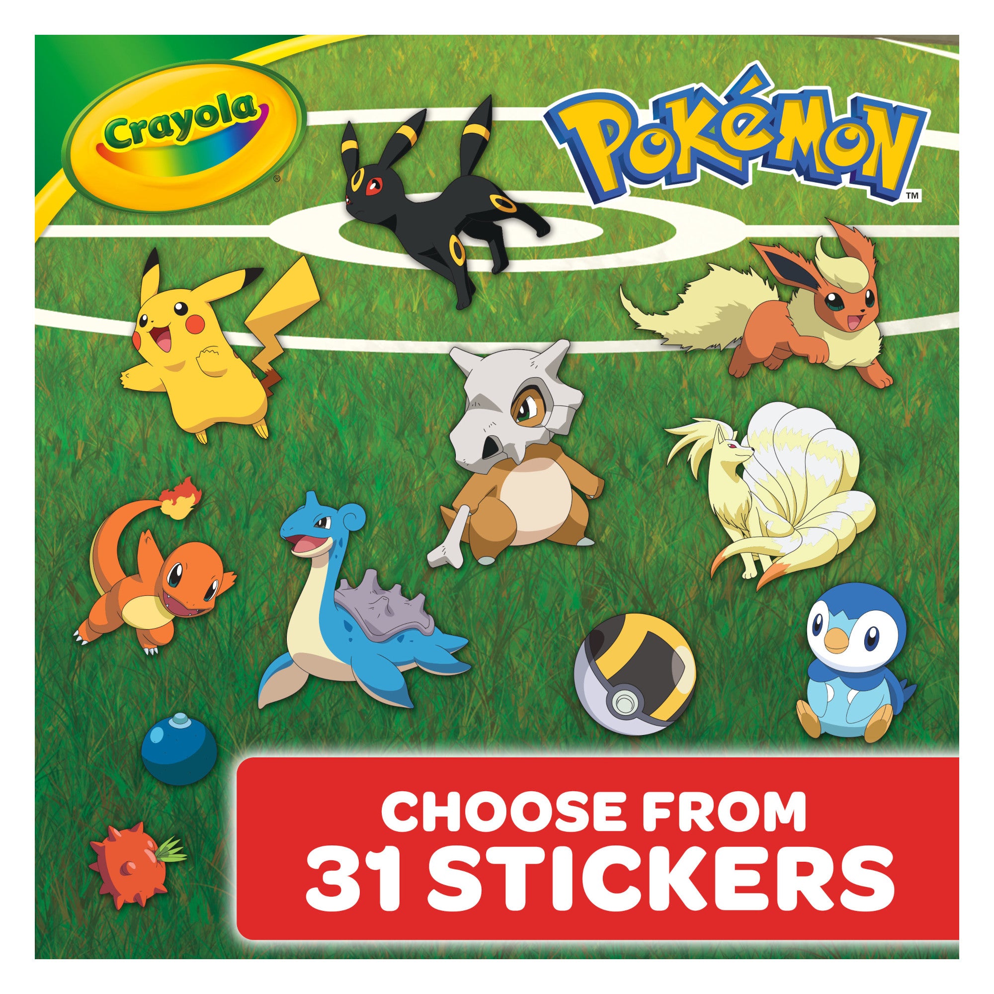 Crayola Pokemon Color and Sticker Activity Set with Markers