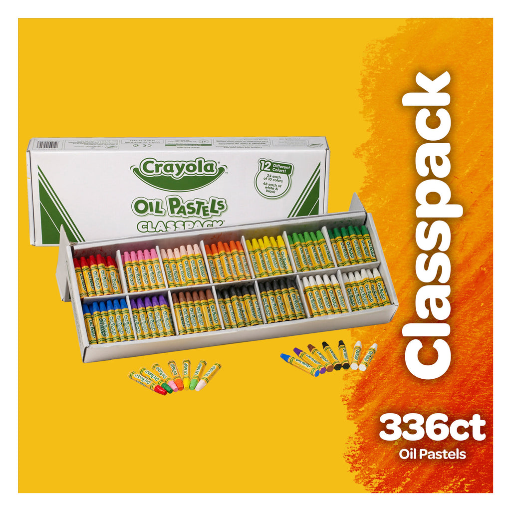 Crayola Oil Pastels Classpack, 336 Count