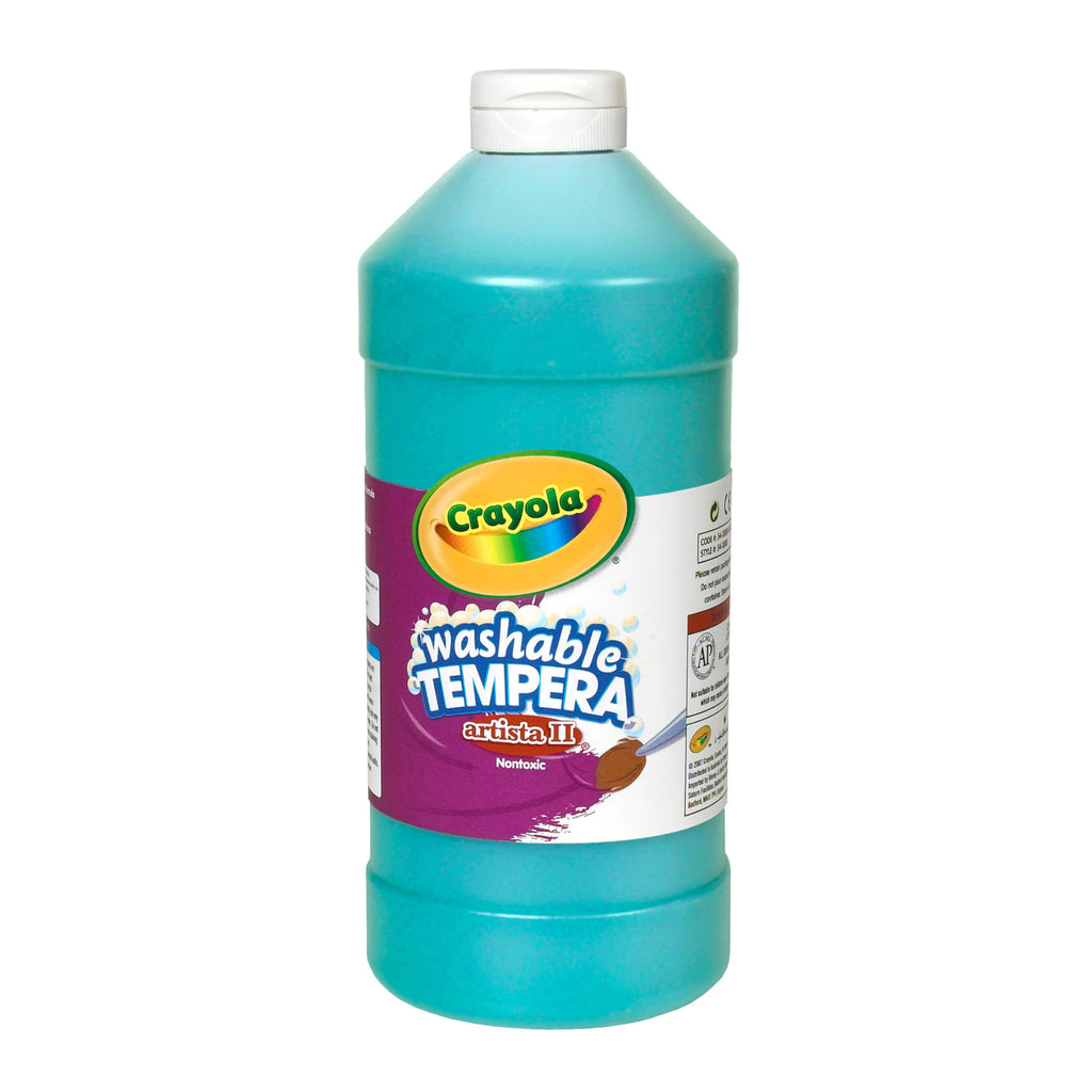Crayola Washable Tempera Paint 946 ml, Turquoise