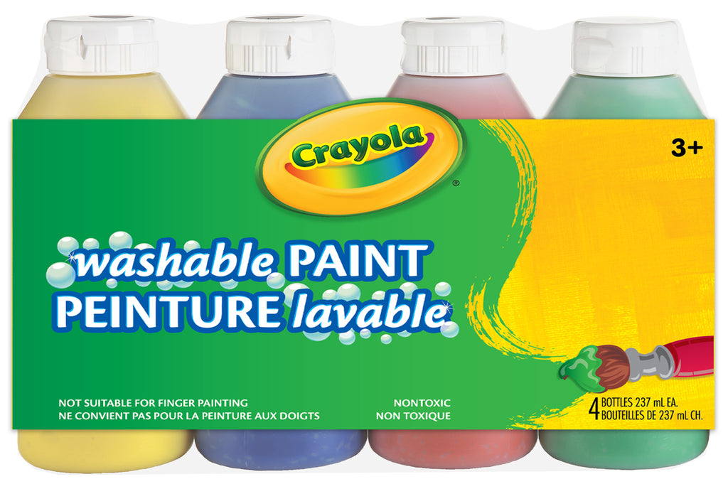Crayola Washable Paint, 4 Pack