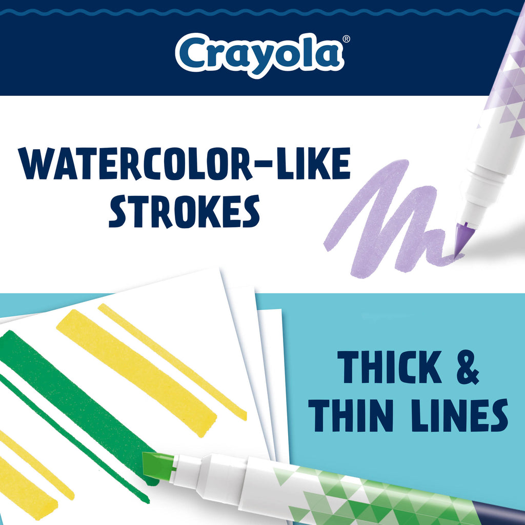 Crayola Dual-Ended Doodle Markers, 12 Count