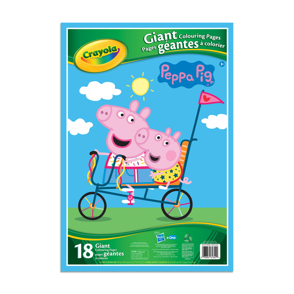 Crayola Giant Colouring Pages, Peppa Pig