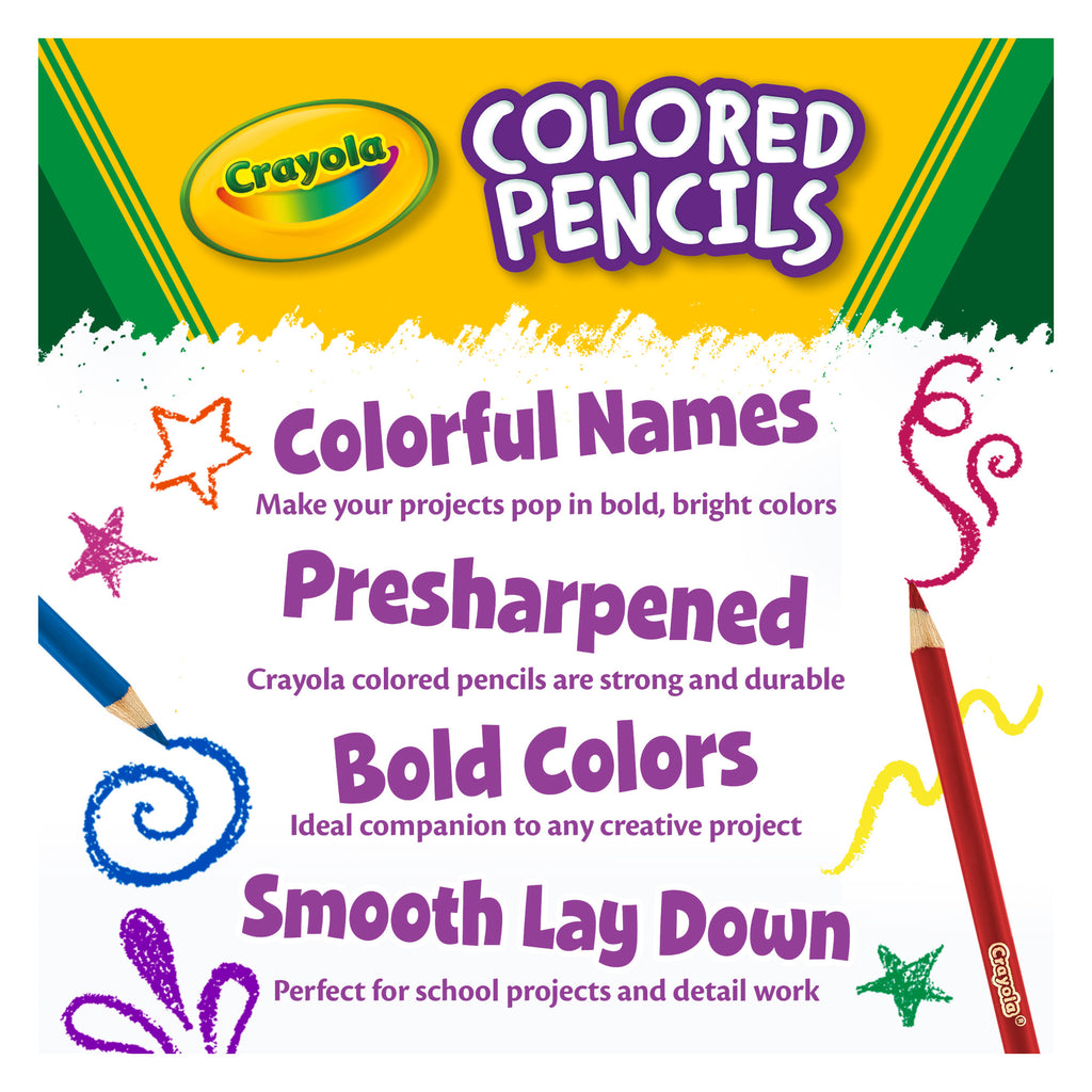 Crayola Coloured Pencils, 24 Count