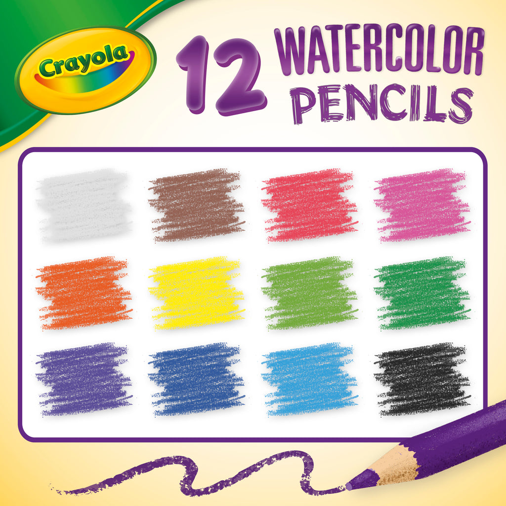 Crayola Watercolour Pencils, 12 Count