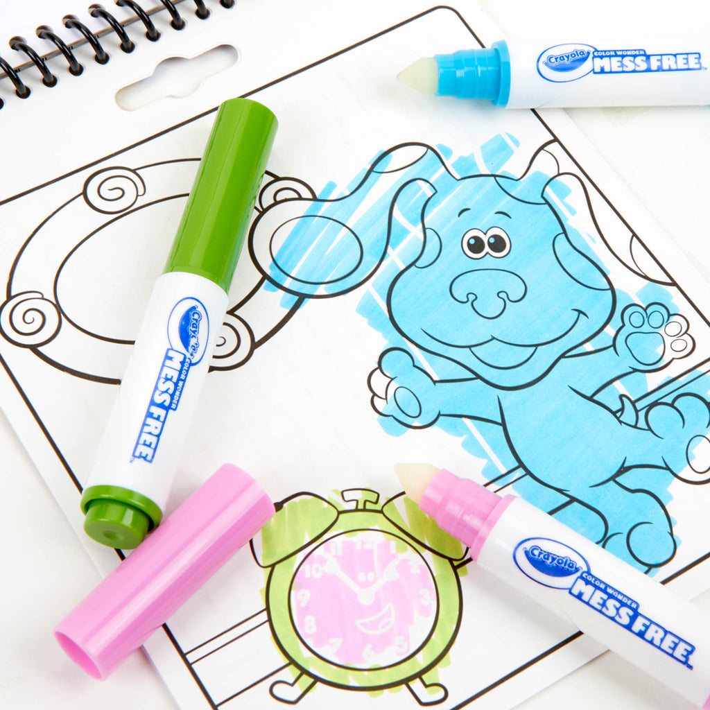 Crayola Color Wonder Mess-Free Travel Activity Pad, Blue’s Clues