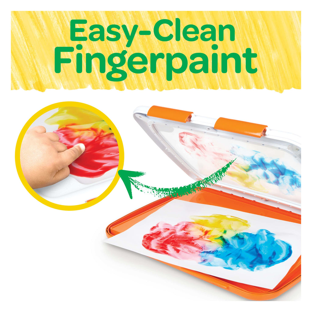 Crayola Easy-Clean Fingerpaint Set