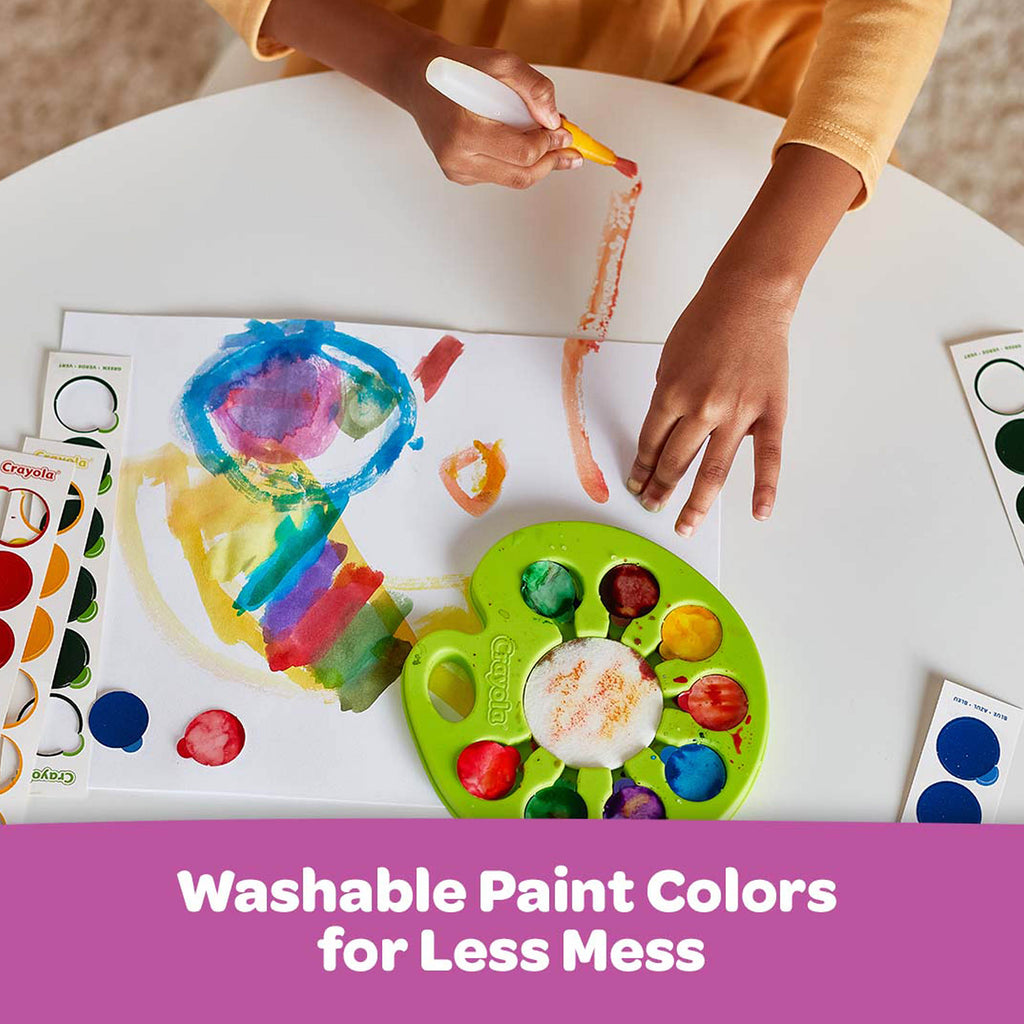 Crayola Washable Pop & Paint Watercolour Palette