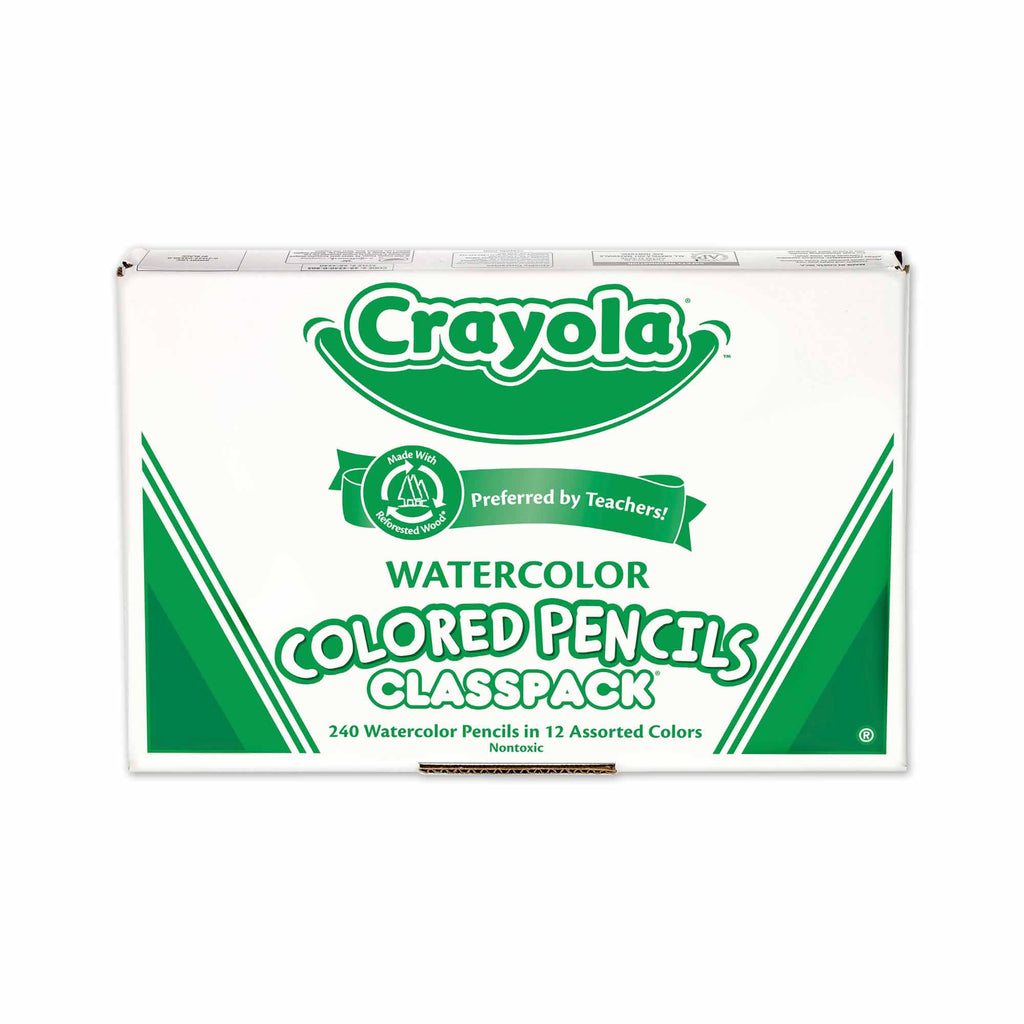 Crayola Watercolour Pencils Classpack, 240 Count