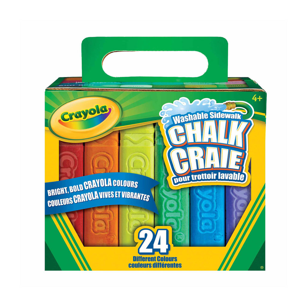 Crayola Washable Sidewalk Chalk, 24 Count
