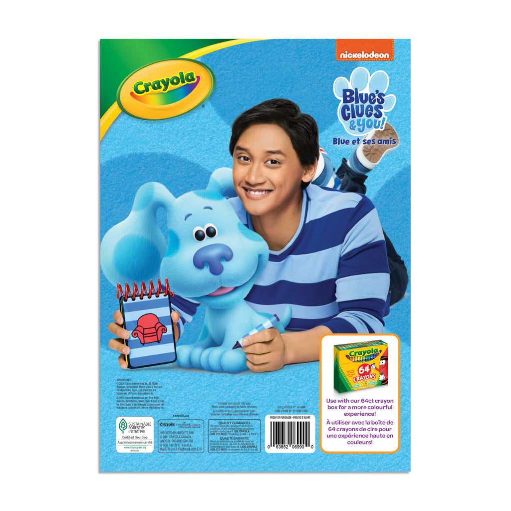 Crayola 48 Page Colouring Book, Blue's Clues & You