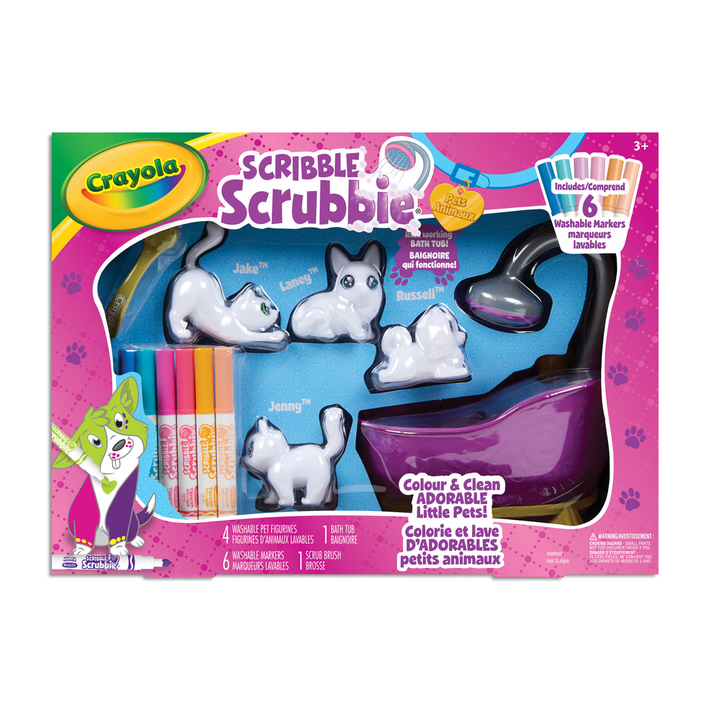 Crayola Scribble Scrubbie Pets Scrub Tub Play Set