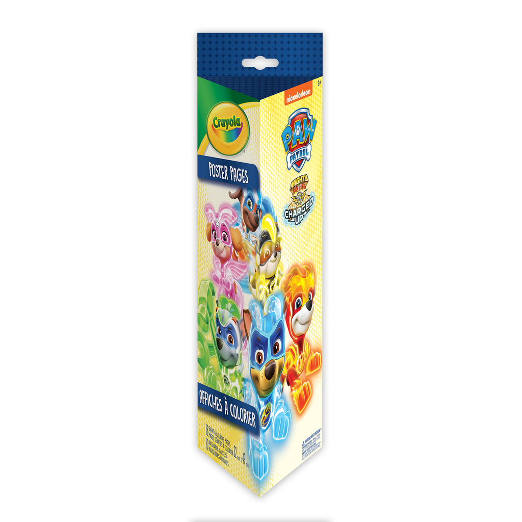 Crayola Poster Pages & Markers Set, Paw Patrol