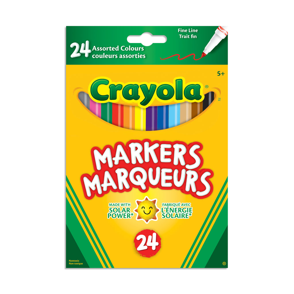 Crayola Fine Line Markers, 24 Count