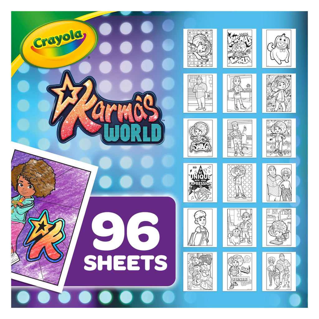 Crayola 96 Page Colouring Book, Karma's World