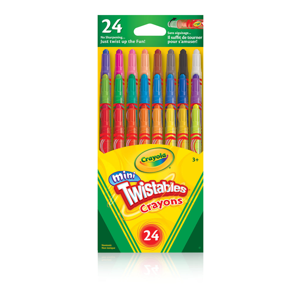 Crayola Mini Twistables Crayons, 24 Count