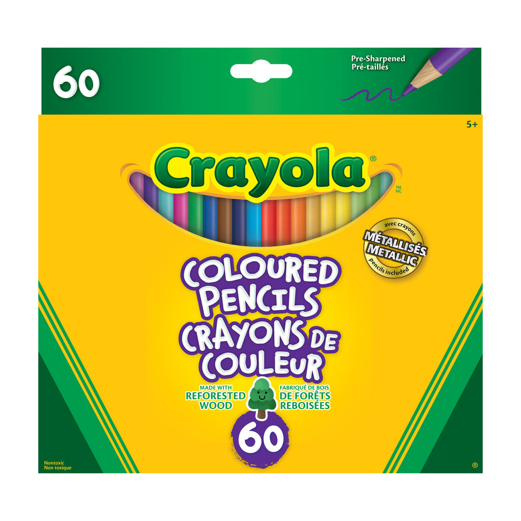 Crayola Coloured Pencils, 60 Count