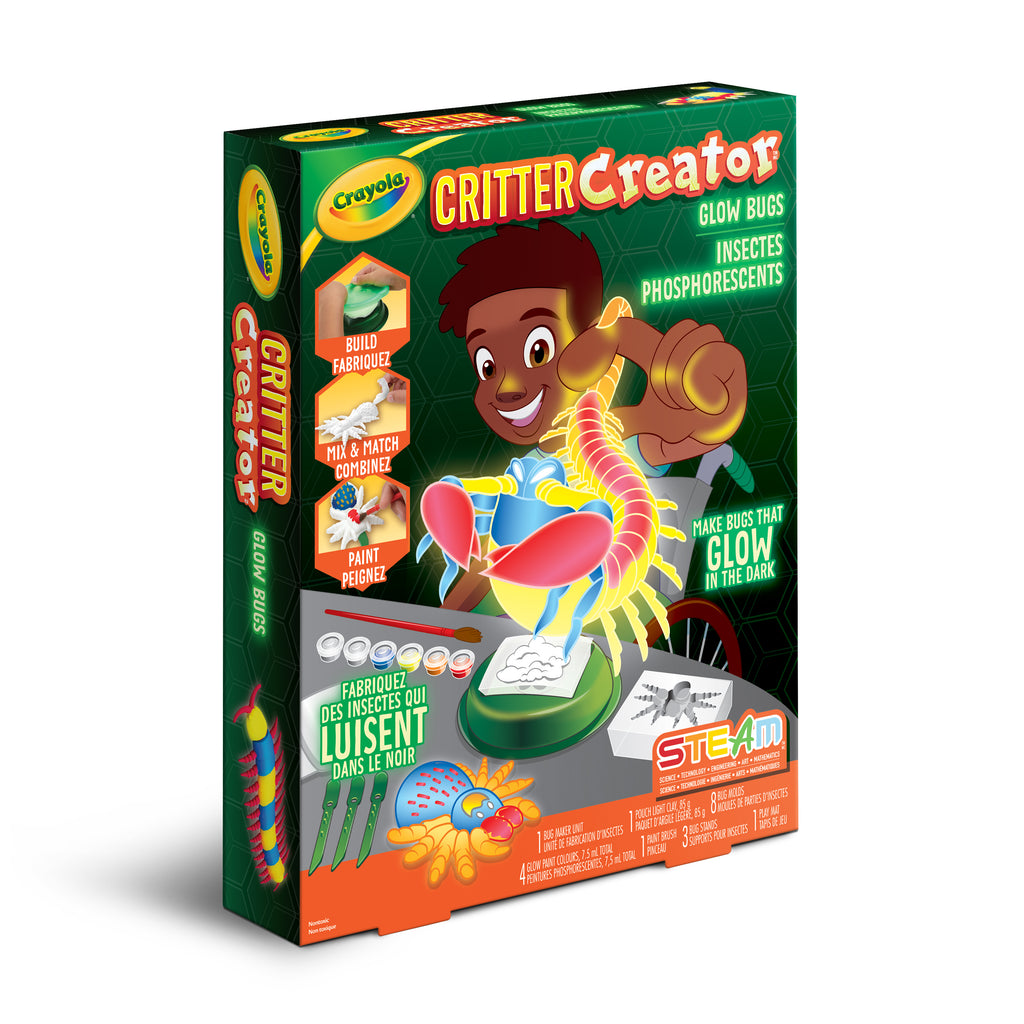 Crayola Critter Creator Kit, Glow Bugs
