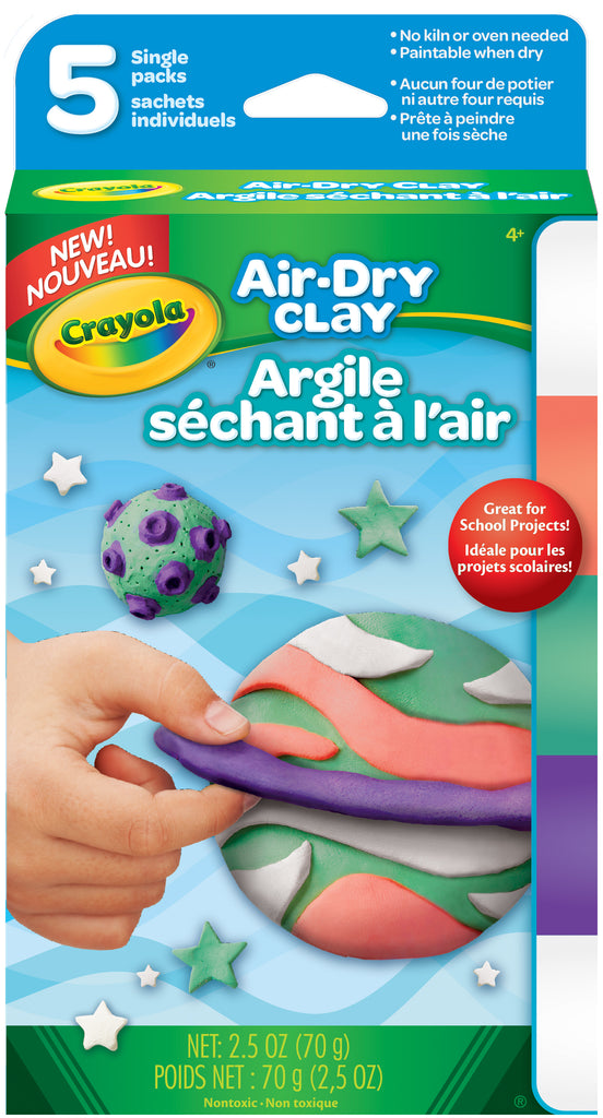 Crayola Air-Dry Clay, Variety Pack
