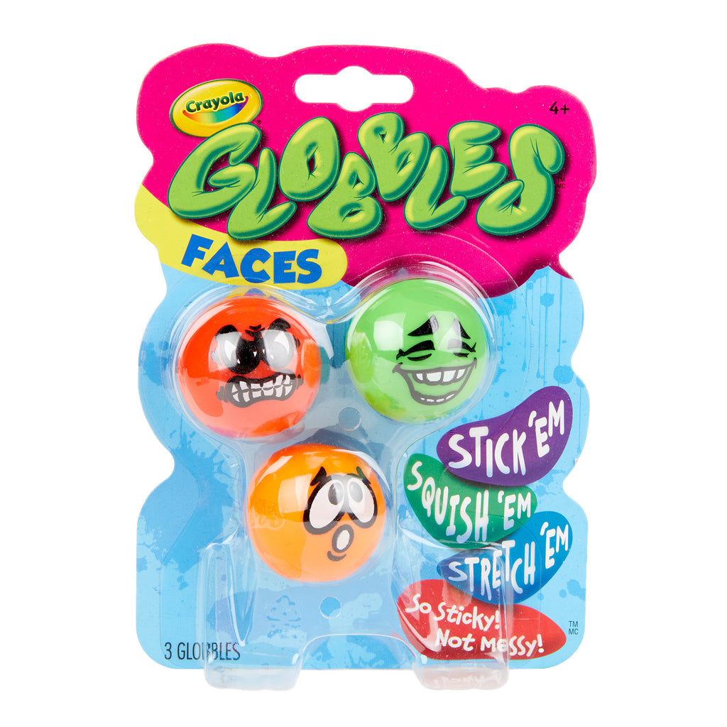 Crayola Silly Faces Globbles, 3 Count